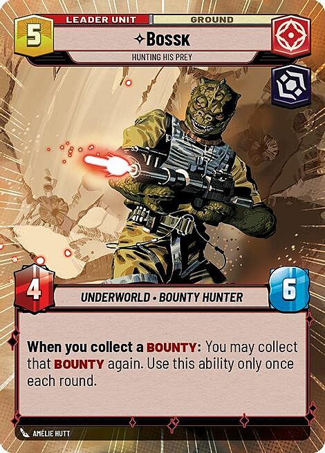 Bossk - Hunting His Prey Card Back