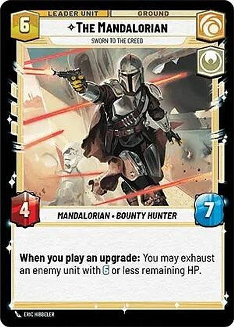 The Mandalorian - Sworn To The Creed Card Back