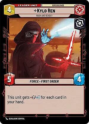 Kylo Ren, Avventato e Letale Card Back