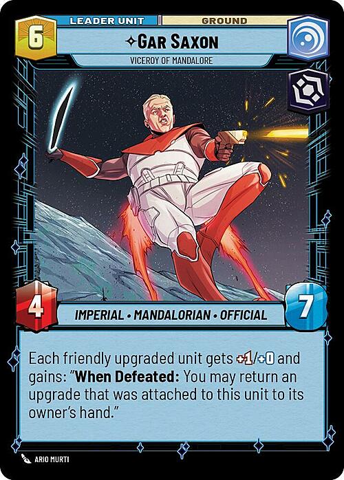 Gar Saxon - Viceroy of Mandalore Card Back