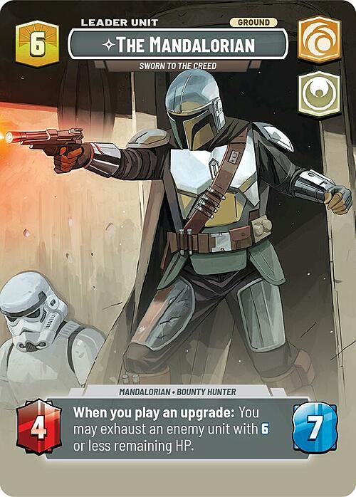 The Mandalorian - Sworn To The Creed Card Back