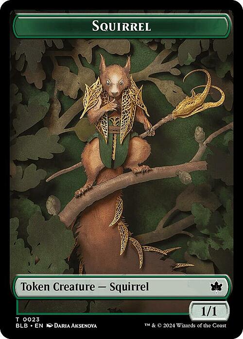 Starscape Cleric // Squirrel Card Back