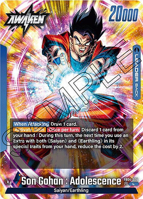 Son Goten Card Back