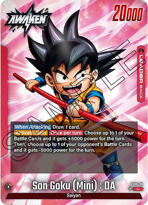 Son Goku (Mini) : DA Card Back