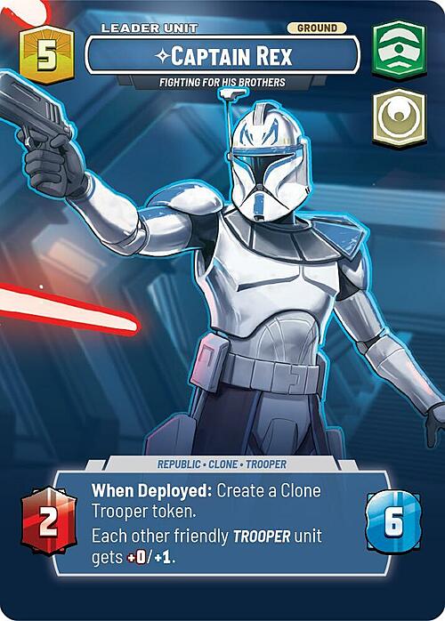 Captain Rex - Fighting For His Brothers Card Back