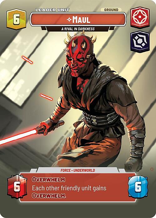 Maul - A Rival in Darkness Card Back