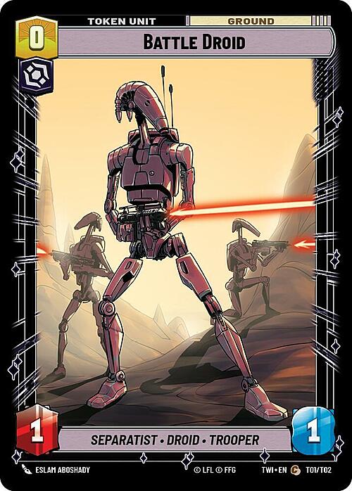 Tipoca City // Battle Droid Card Back