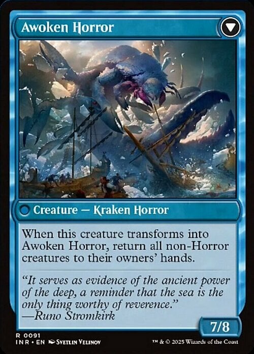 Thing in the Ice // Awoken Horror Card Back