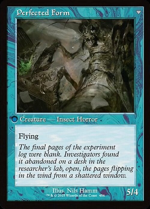 Aberrant Researcher // Perfected Form Card Back