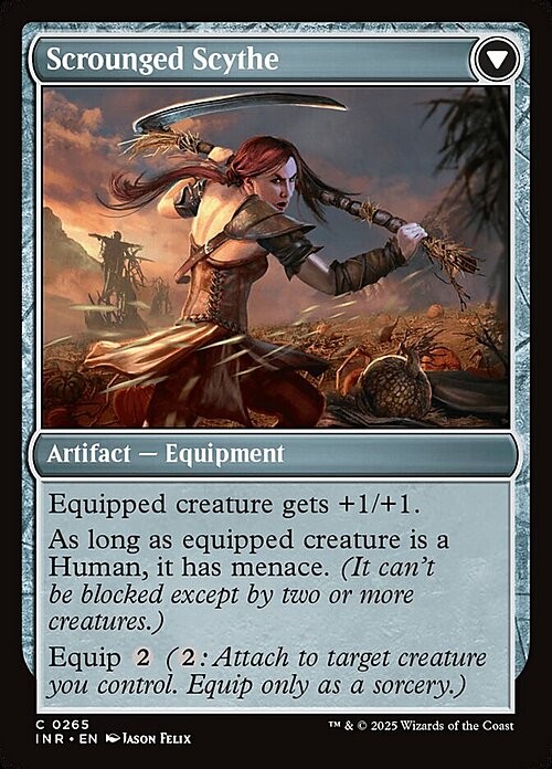 Harvest Hand // Scrounged Scythe Card Back