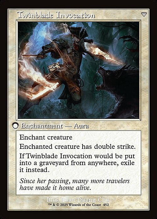 Twinblade Geist // Twinblade Invocation Card Back