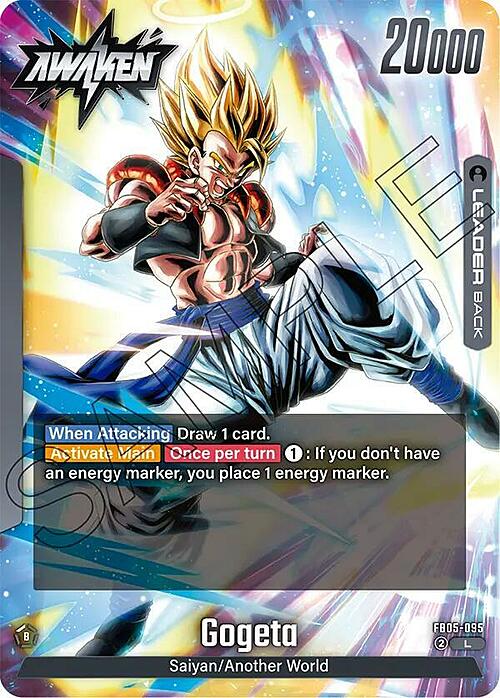 Gogeta Card Back