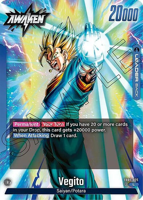 Vegito Card Back