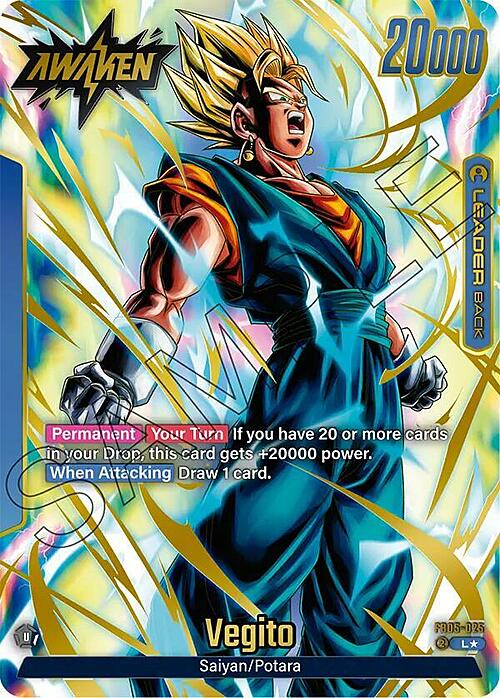 Vegito Card Back