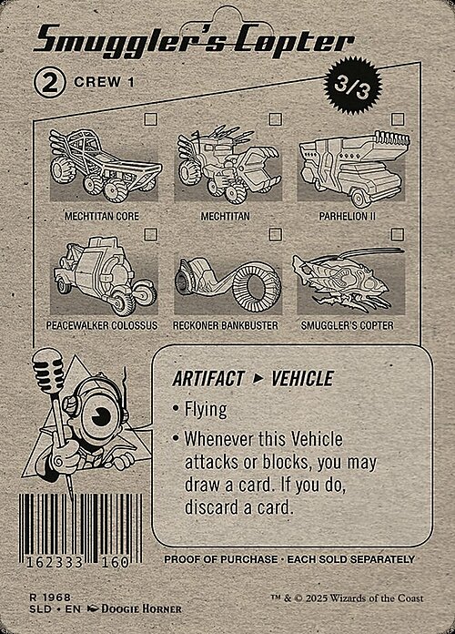 Smuggler's Copter Card Back