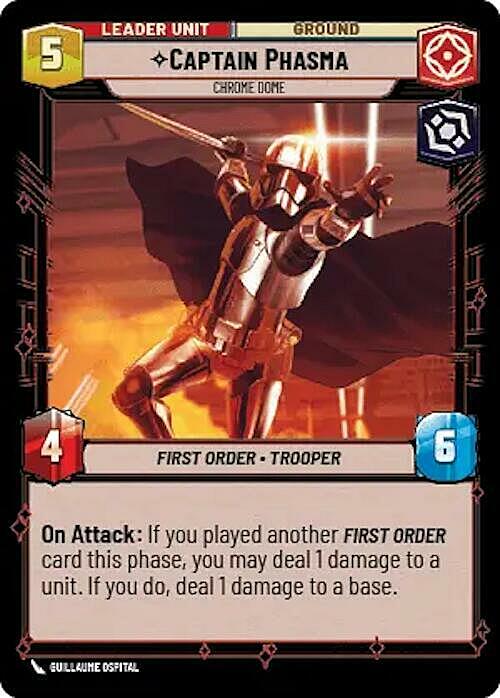 Captain Phasma - Chrome Dome Card Back