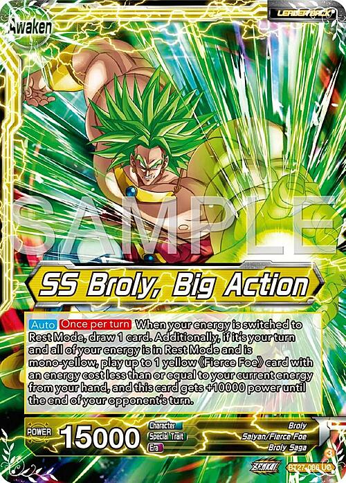 Broly // SS Broly, Big Action Card Back