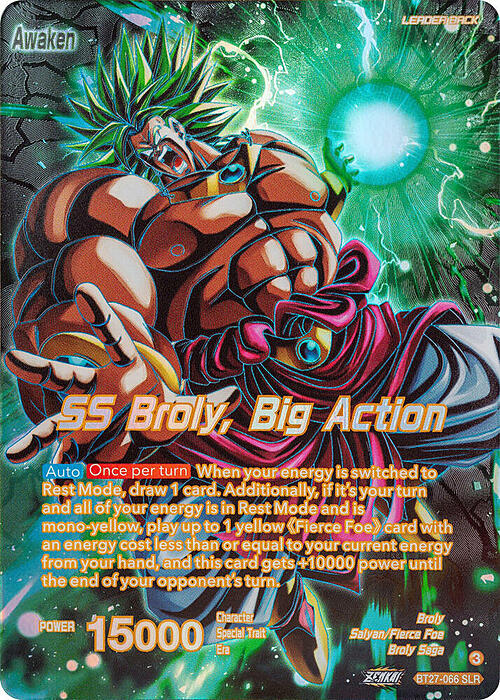 Broly // SS Broly, Big Action Card Back