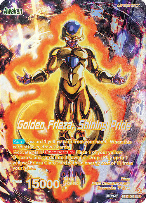 Frieza // Golden Frieza, Shining Pride Card Back