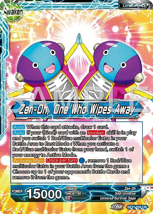 Zen-Oh // Zen-Oh, One Who Wipes Away Card Back