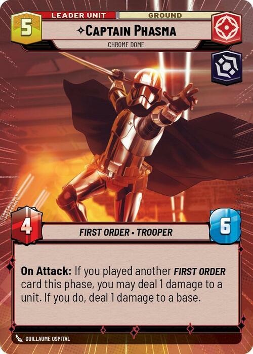 Captain Phasma - Chrome Dome Card Back