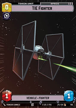 City in the Clouds // TIE Fighter Card Back