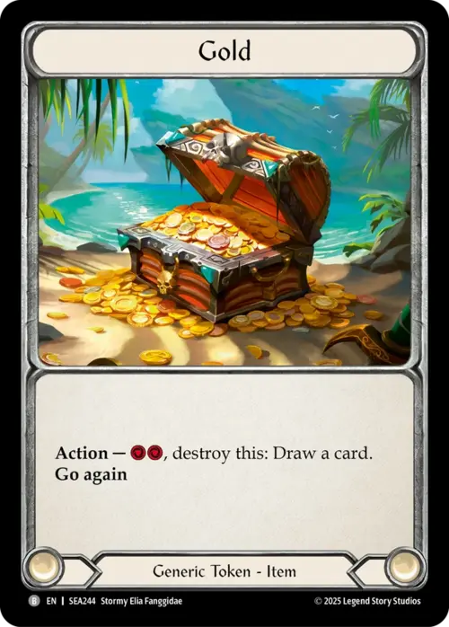 Gold Card Back