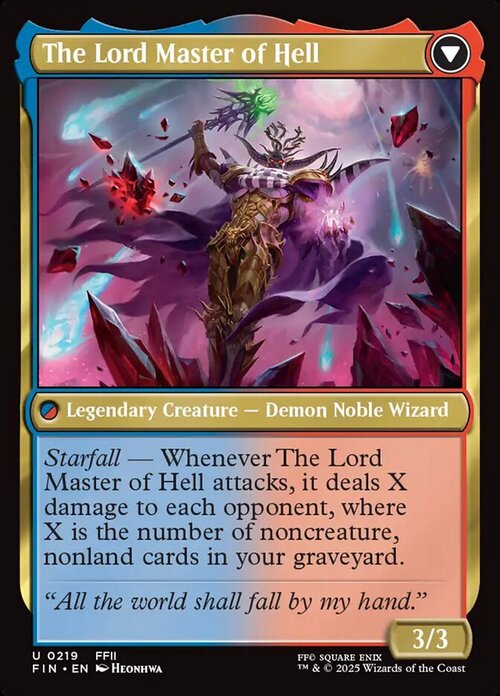 The Emperor of Palamecia // The Lord Master of Hell Card Back