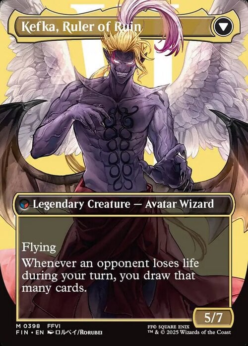 Kefka, Court Mage // Kefka, Ruler of Ruin Card Back