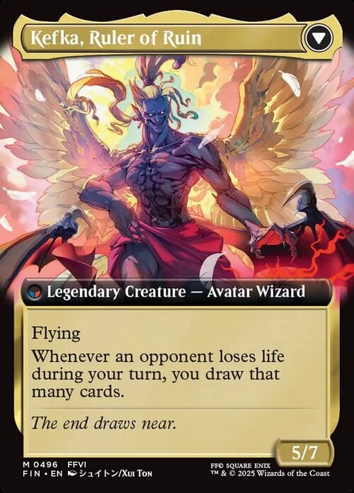 Kefka, Court Mage // Kefka, Ruler of Ruin Card Back