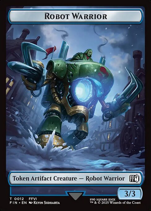 Sephiroth, One-Winged Angel Emblem // Robot Warrior Card Back
