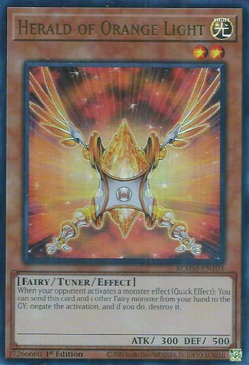 Herald of Orange Light Card Back