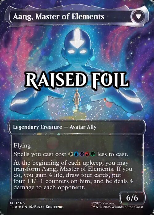 Avatar Aang // Aang, Master of Elements Card Back