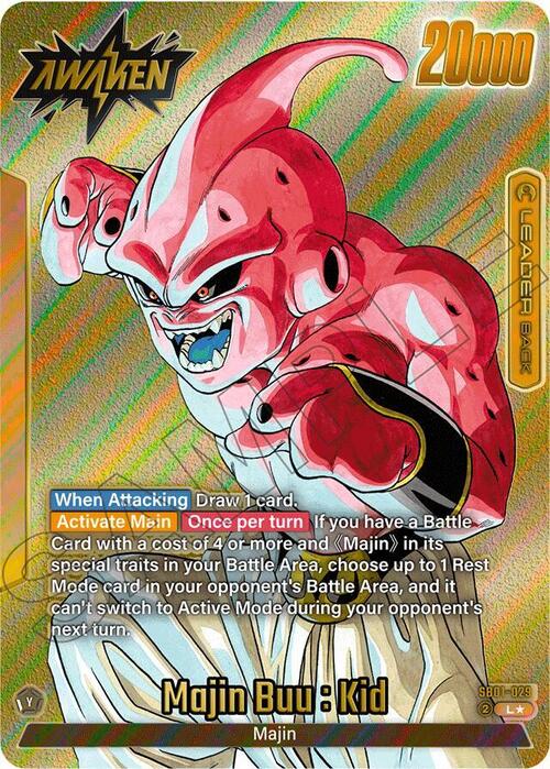Majin Buu : Evil Card Back