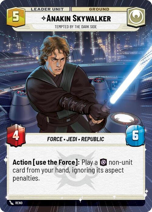 Anakin Skywalker - Tempted by the Dark Side Card Back