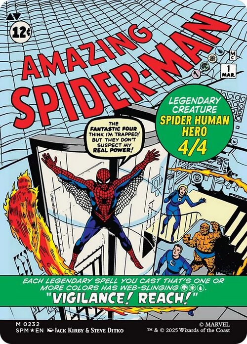 Peter Parker // Amazing Spider-Man Card Back