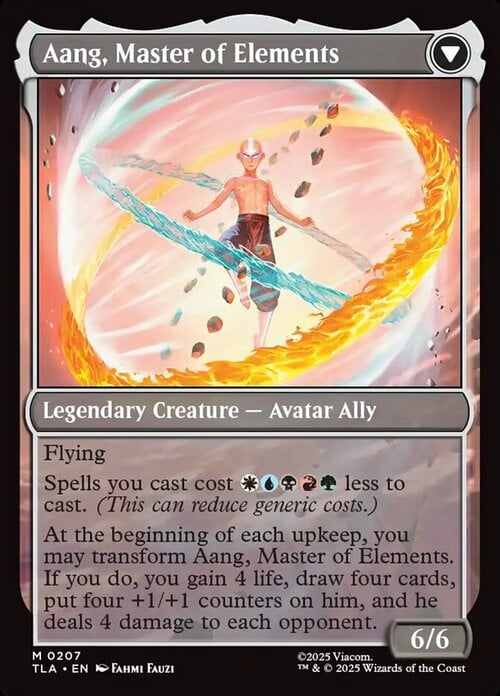 Avatar Aang // Aang, Master of Elements Card Back