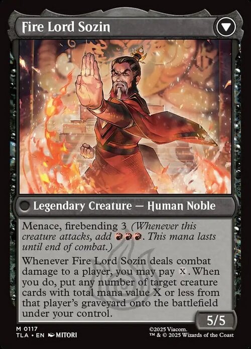 The Rise of Sozin // Fire Lord Sozin Card Back