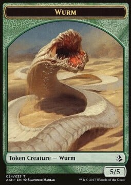 Unwavering Initiate // Wurm Card Back