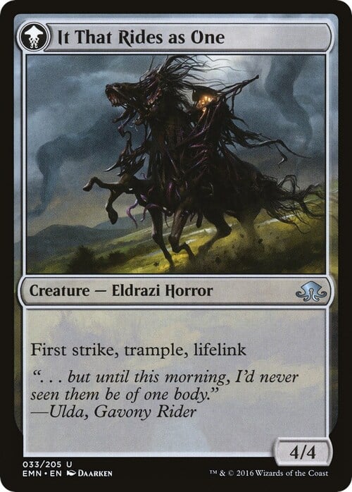 Lone Rider // It That Rides as One Card Back