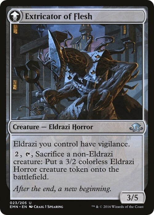 Extricator of Sin // Extricator of Flesh Card Back