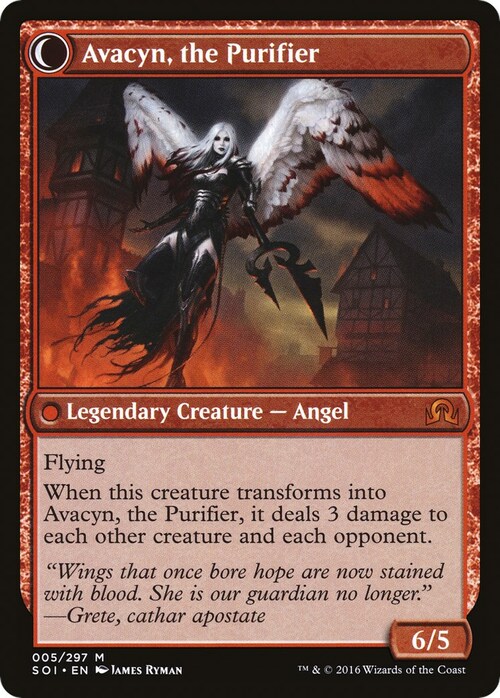 Archangel Avacyn // Avacyn, the Purifier Card Back