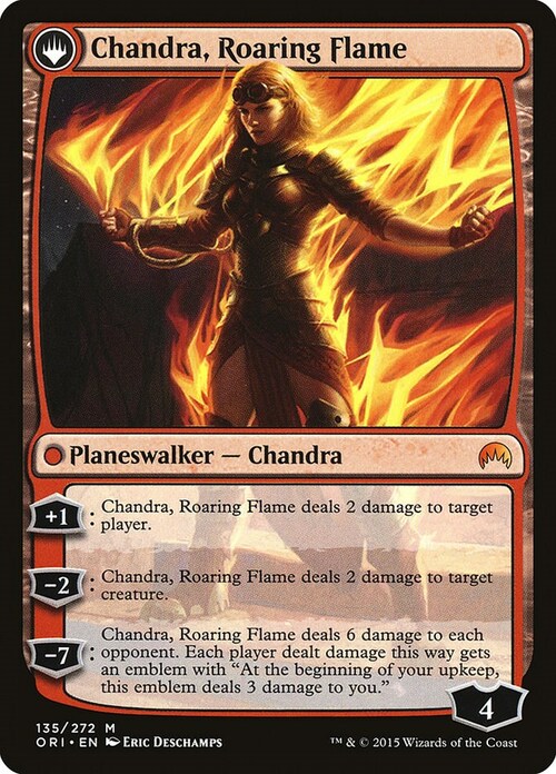 Chandra, Fuoco di Kaladesh // Chandra, Fiamma Ruggente Card Back