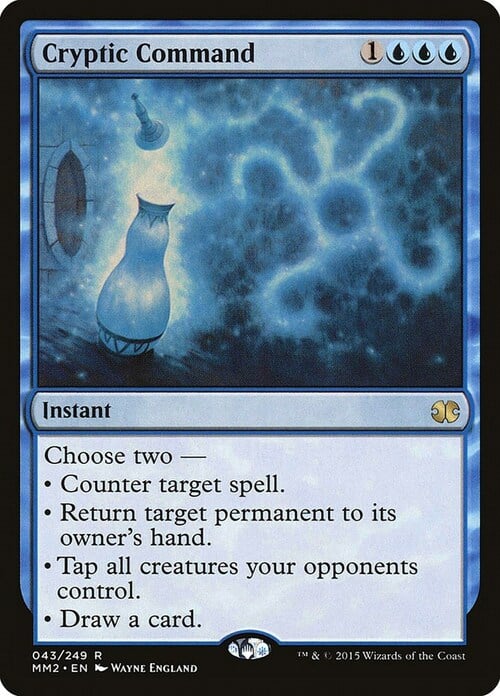 Cryptic Command Card Front