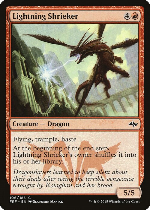 Lightning Shrieker Card Front