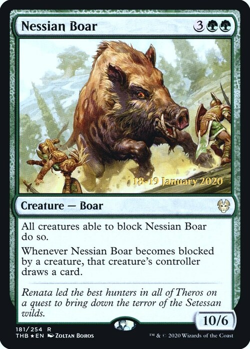 Nessian Boar Card Front