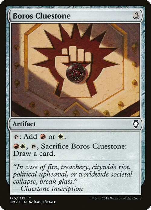 Boros Cluestone Card Front