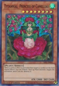 Tytannial, Princess of Camellias Card Front