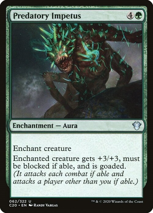 Predatory Impetus Card Front