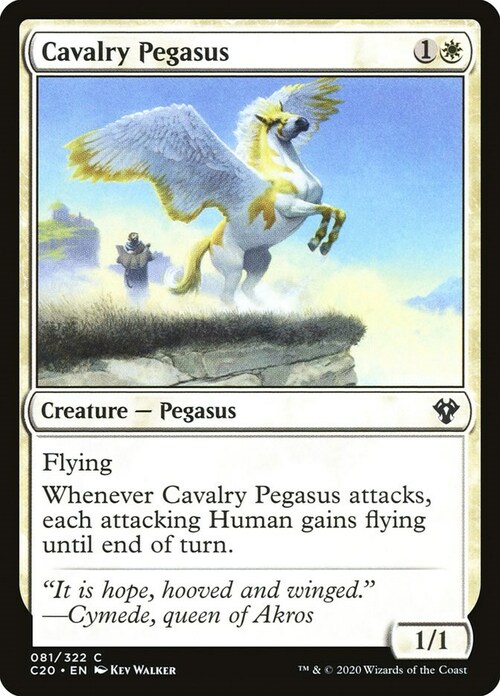 Cavalry Pegasus Card Front